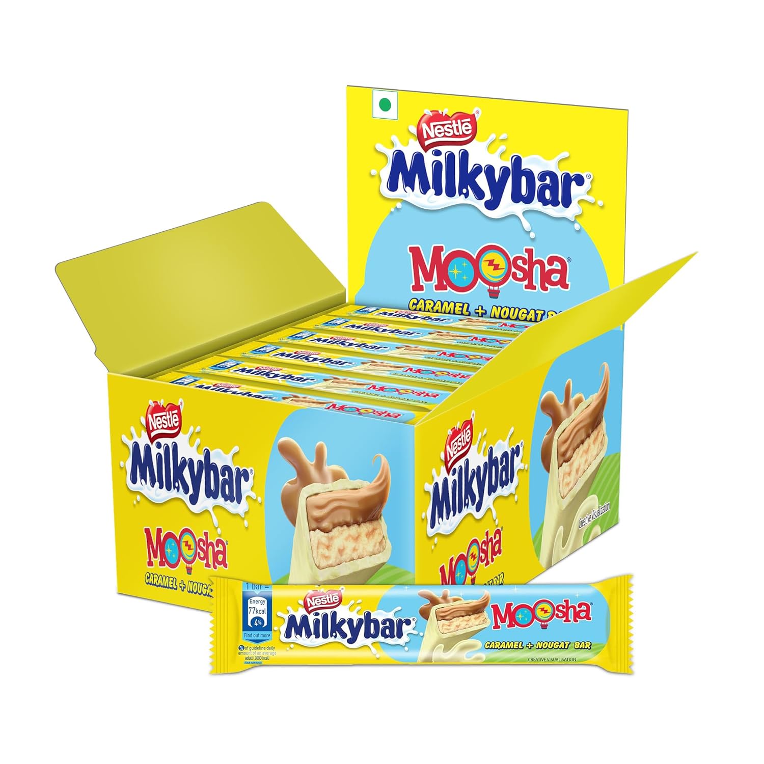 Milkybar Moosha Pack of 24 ,Units  Rs.10