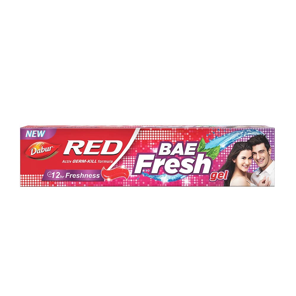 Dabur Red Bae Fresh Gel Oral Care Toothpaste - Activ Germ Kill Formula, Rs.20