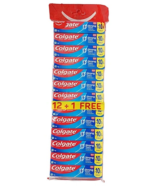 Colgate Dental Cream Toothpaste Rs 10 Pack of 12+1 free